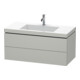Duravit Meuble sous lavabo c-bonded L-Cube 100x48 cm, 1 HL, bg ma, 2 tiroirs, suspendu-1