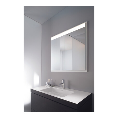 Duravit Meuble sous lavabo c-bonded L-Cube 100x48 cm, 1 HL, blanc œuf, 2 tiroirs