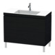 Duravit Meuble sous lavabo c-bonded L-Cube 100x48 cm, 1 HL, E s, 2 tiroirs, sur pied-1