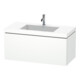 Duravit Meuble sous-lavabo c-bonded L-Cube 100x48 cm, 1 porte, blanc mat, 1 tiroir, suspendu-1
