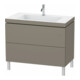 Duravit Meuble sous-lavabo c-bonded L-Cube 100x48 cm, 1 tiroir, 2 coulisses, debout-1
