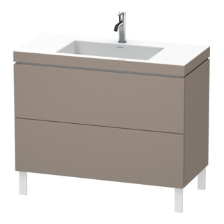 Duravit Meuble sous-lavabo c-bonded L-Cube 100x48 cm, 1 tiroir, bas. ma, 2 tiroirs, deb.