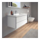 Duravit Meuble sous-lavabo c-bonded L-Cube 100x48 cm, 1 tiroir, blanc mat, 2 tiroirs, suspendu-2