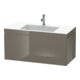 Duravit Meuble sous-lavabo c-bonded L-Cube 100x48 cm, 1 tiroir, brillant, suspendu-1