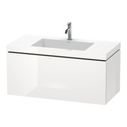 Duravit Meuble sous lavabo c-bonded L-Cube 100x48 cm, sans poignée, 1 tiroir, suspendu-2