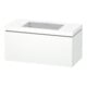 Duravit Meuble sous lavabo c-bonded L-Cube 100x48 cm, sans trop-plein, blanc mat, 1 tiroir, suspendu-1