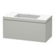 Duravit Meuble sous lavabo c-bonded L-Cube 100x48 cm, sans trop-plein, blanc mat, 1 tiroir, suspendu-1