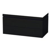 Duravit Meuble sous lavabo c-bonded L-Cube 100x48 cm, sans trop-plein, blanc œuf, 2 tiroirs-1