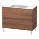 Duravit Meuble sous lavabo c-bonded L-Cube 100x48 cm, sans trop-plein, N Nat, 2 tiroirs, debout-1