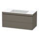 Duravit Meuble sous lavabo c-bonded L-Cube 100x48 cm, sans trou, 2 tiroirs, suspendu-1