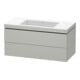 Duravit Meuble sous-lavabo c-bonded L-Cube 100x48 cm, sans trou, blanc mat, 2 tiroirs, suspendu-1