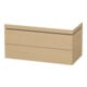Duravit Meuble sous-lavabo c-bonded L-Cube 100x48 cm, sans trou robinet, chêne naturel, 2 tiroirs-1