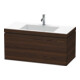 Duravit Meuble sous-lavabo c-bonded L-Cube 100x48cm, 1 HL, N brossé, 2 tiroirs, suspendu-1