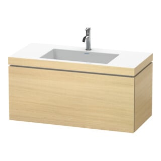Duravit Meuble sous-lavabo c-bonded L-Cube 100x48cm, 1 tiroir, blanc mat, suspendu
