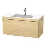 Duravit Meuble sous-lavabo c-bonded L-Cube 100x48cm, 1 tiroir, blanc mat, suspendu