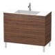 Duravit Meuble sous lavabo c-bonded L-Cube 100x48cm, 1 tiroir, N foncé, 2 tiroirs, debout-1