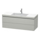 Duravit Meuble sous lavabo c-bonded L-Cube 120x48 cm, 1 HL, bg ma, 2 tiroirs, suspendu-1