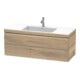 Duravit Meuble sous-lavabo c-bonded L-Cube 120x48 cm, 1 HL, E marbré, 2 tiroirs, suspendu-1