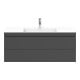 Duravit Meuble sous-lavabo c-bonded L-Cube 120x48 cm, 1 HL, gris mat, 2 tiroirs, suspendu-4