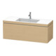 Duravit Meuble sous lavabo c-bonded L-Cube 120x48 cm, 1 porte, chêne naturel, 1 tiroir-1