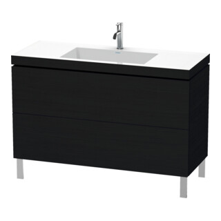 Duravit Meuble sous lavabo c-bonded L-Cube 120x48 cm, 1 tiroir, E s, 2 coulisses, sur pied