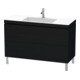 Duravit Meuble sous lavabo c-bonded L-Cube 120x48 cm, 1 tiroir, E s, 2 coulisses, sur pied-1