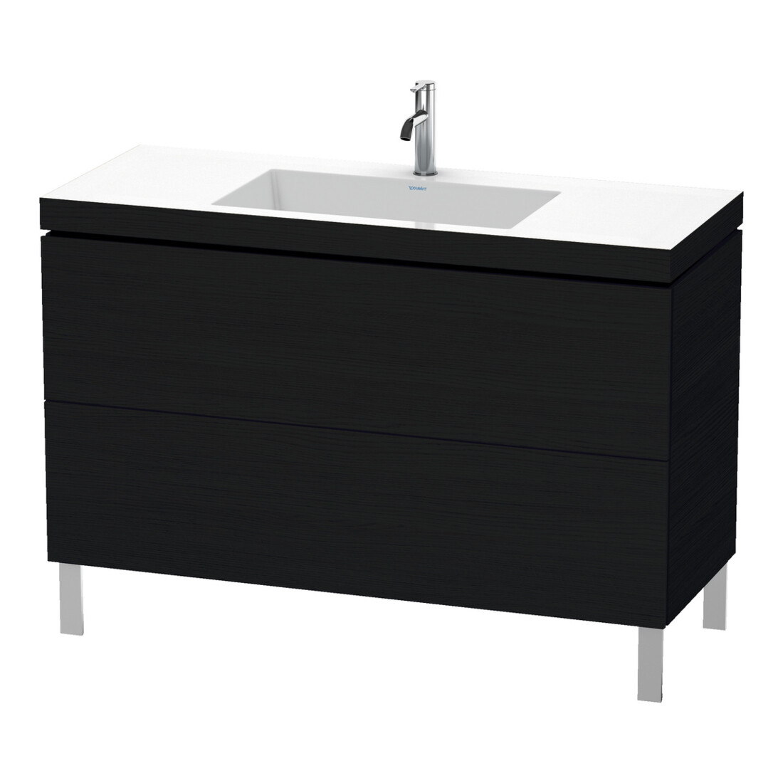 Duravit Meuble sous lavabo c-bonded L-Cube 120x48 cm, 1 tiroir, E s, 2 coulisses, sur pied