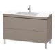 Duravit Meuble sous-lavabo c-bonded L-Cube 120x48 cm, 1 tiroir HL, bas. ma, 2 tiroirs, deb.-1