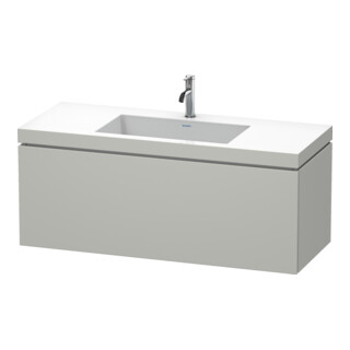 Duravit Meuble sous-lavabo c-bonded L-Cube 120x48 cm, 1 tiroir, suspendu