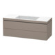 Duravit Meuble sous lavabo c-bonded L-Cube 120x48 cm, sans trop-plein, 2 tiroirs, suspendu-1