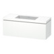 Duravit Meuble sous-lavabo c-bonded L-Cube 120x48 cm, sans trou, blanc mat, 1 tiroir, suspendu-1