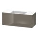 Duravit Meuble sous lavabo c-bonded L-Cube 120x48 cm, sans trou, gris brillant, 1 tiroir, suspendu-1