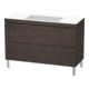 Duravit Meuble sous-lavabo c-bonded L-Cube 120x48cm, sans trop-plein, 2 tiroirs, suspendu-1