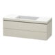 Duravit Meuble sous-lavabo c-bonded L-Cube 120x48cm, sans trop-plein, T mat, 2 tiroirs, suspendu-1