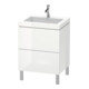 Duravit Meuble sous-lavabo c-bonded L-Cube 60 x 48 cm, 1 HL, blanc brillant, 2 tiroirs, vertical-1