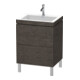 Duravit Meuble sous-lavabo c-bonded L-Cube 60 x 48 cm, 1 HL, E d geb., 2 tiroirs, deb.-1