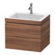 Duravit Meuble sous-lavabo c-bonded L-Cube 60 x 48 cm, 1 HL, N Nat, 2 tiroirs, suspendu-1