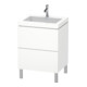 Duravit Meuble sous lavabo c-bonded L-Cube 60 x 48 cm, 1 tiroir, blanc mat, 2 tiroirs coulissants, vertical-1