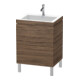 Duravit Meuble sous-lavabo c-bonded L-Cube 60 x 48 cm, 1 tiroir HL, N foncé, 2 tiroirs, debout-1