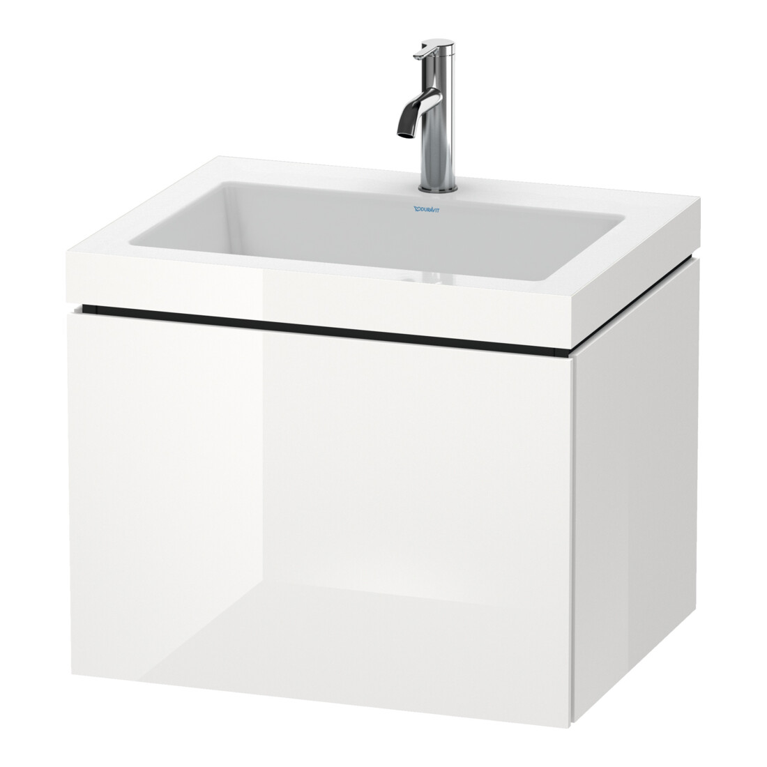 Duravit Meuble sous-lavabo c-bonded L-Cube 60 x 48 cm, 1 tiroir, mural
