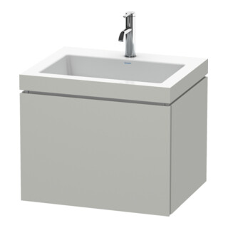 Duravit Meuble sous lavabo c-bonded L-Cube 60 x 48 cm, 1 tiroir, suspendu