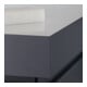 Duravit Meuble sous-lavabo c-bonded L-Cube 60x48 cm, sans robinet, laqué, 2 tiroirs, vertical