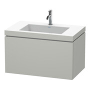 Duravit Meuble sous-lavabo c-bonded L-Cube 80x48 cm, 1 HL, bg ma, 1 tiroir, suspendu