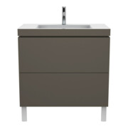 Duravit Meuble sous-lavabo c-bonded L-Cube 80x48 cm, 1 tiroir, 2 coulissants, H-3