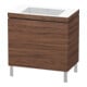 Duravit Meuble sous lavabo c-bonded L-Cube 80x48 cm, sans trop-plein, N foncé, 2 tiroirs, debout-1