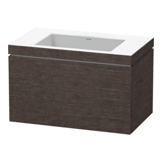 Duravit Meuble sous lavabo c-bonded L-Cube 80x48 cm, sans trou, 1 tiroir, suspendu
