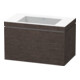 Duravit Meuble sous lavabo c-bonded L-Cube 80x48 cm, sans trou, 1 tiroir, suspendu-1