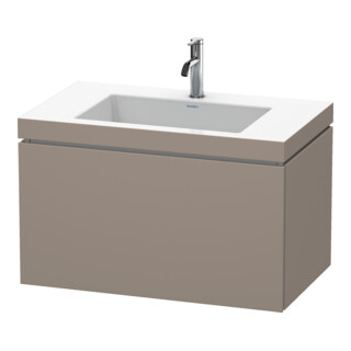 Duravit Meuble sous-lavabo c-bonded L-Cube 80x48cm, 1 tiroir, suspendu