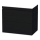 Duravit Meuble sous lavabo c-bonded L-Cube 80x48cm, sans trop-plein, blanc, 2 tiroirs, sur pied-1