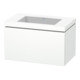 Duravit Meuble sous-lavabo c-bonded L-Cube 80x48cm, sans trou, blanc mat, 1 tiroir, suspendu-1